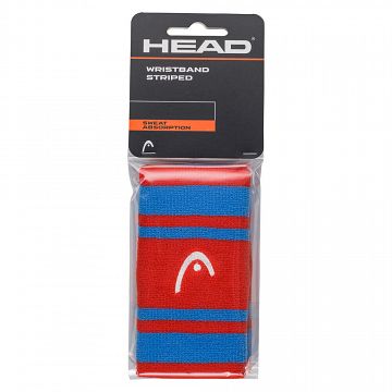 Head Striped Wristband 5'' Hibiscus / Orange Alert - 2 szt.